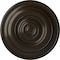Ekena Millwork Niobe Ceiling Medallion (Fits Canopies up to 8 5/8"), Hand-Painted Stone Hearth, 18"OD x 1 1/2"P CM18NISHF - alternate 1